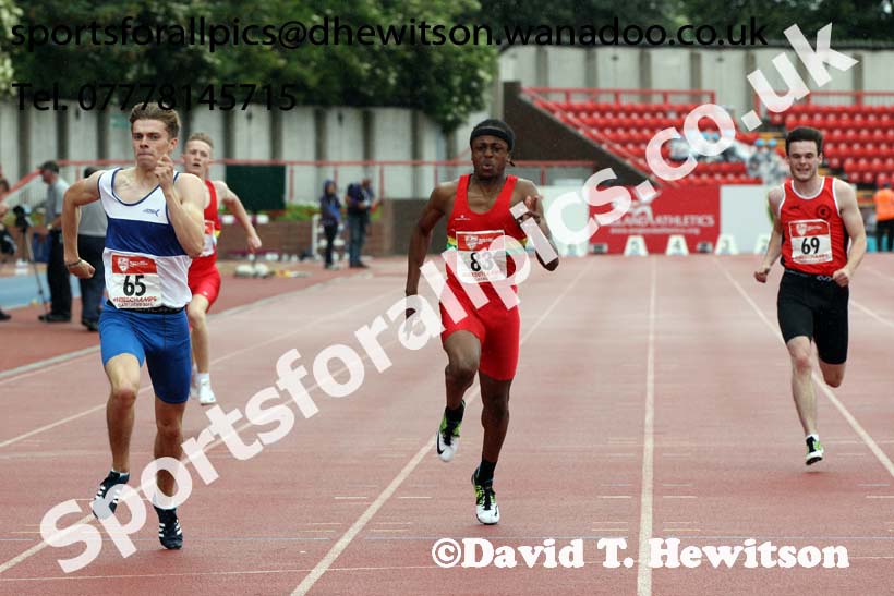 Senior boys 400 metres, English Schools Track and Field. Photo: David T. Hewitson/Sports for All Pics